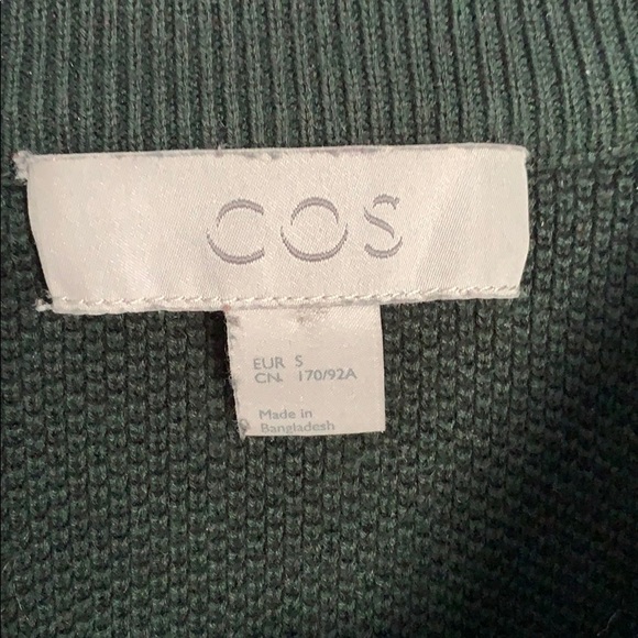 COS dark pine sweater - Picture 4 of 5